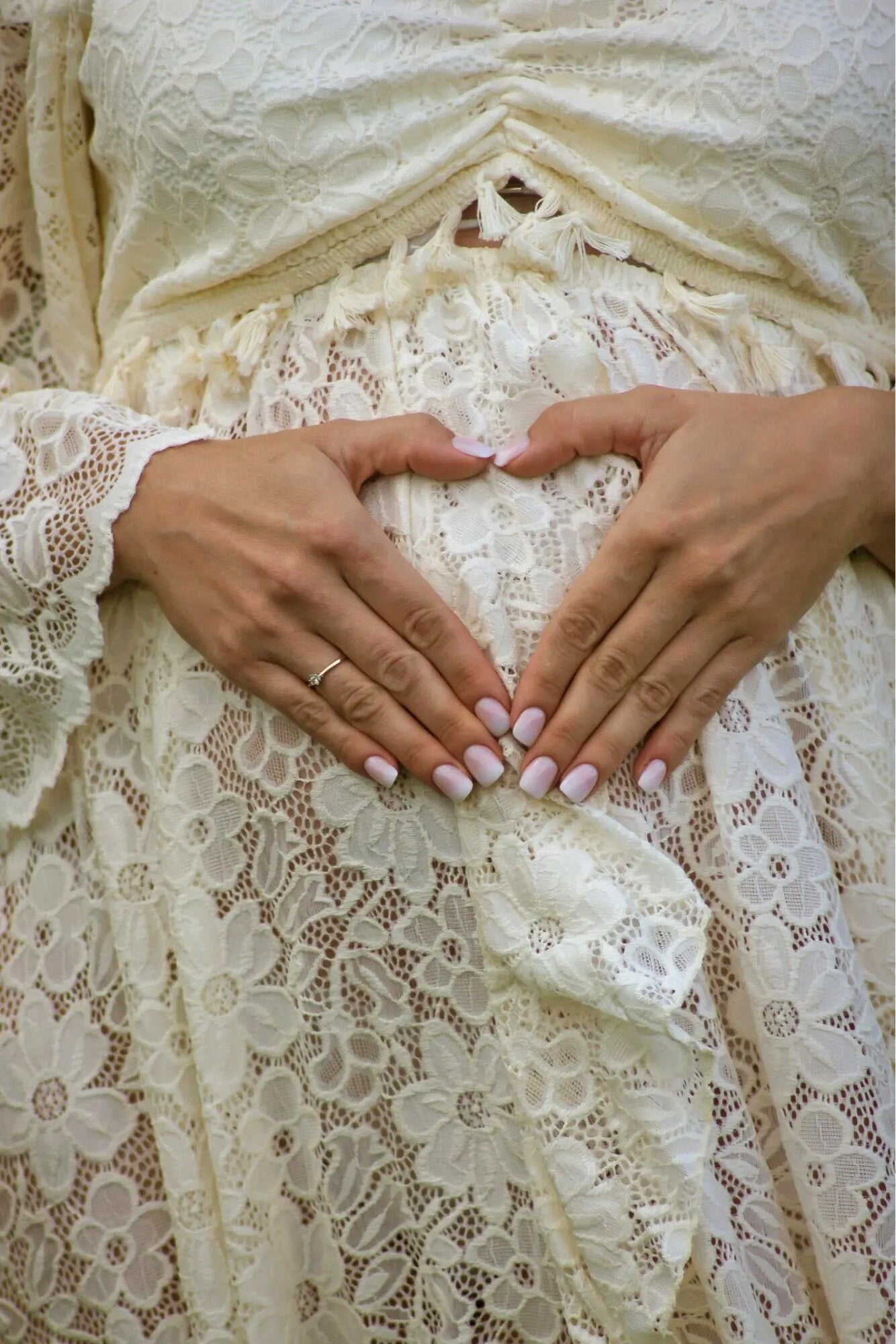 Womens Boho Lace Off The Shoulder Maternity Dress