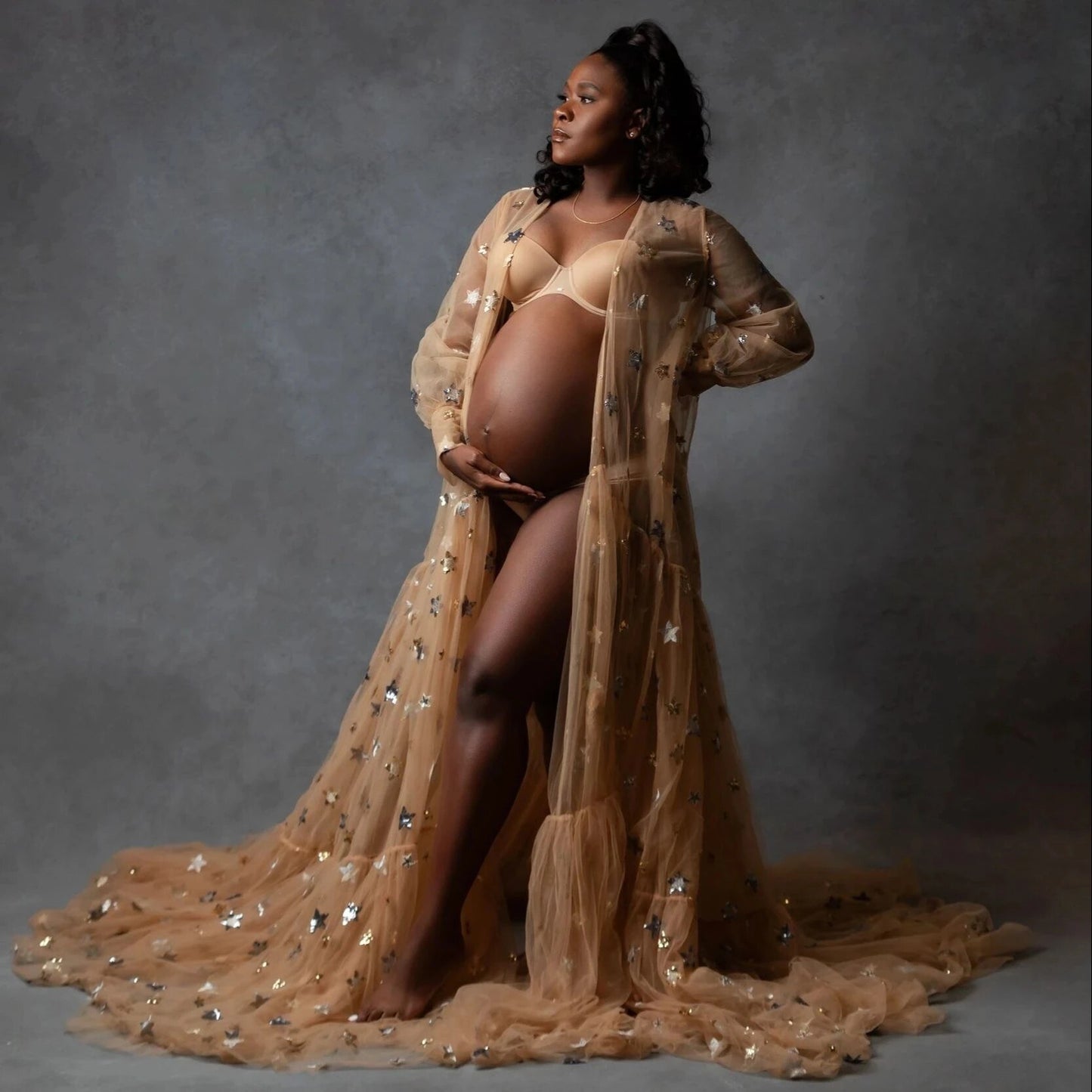 Gold Star - Maternity Robe