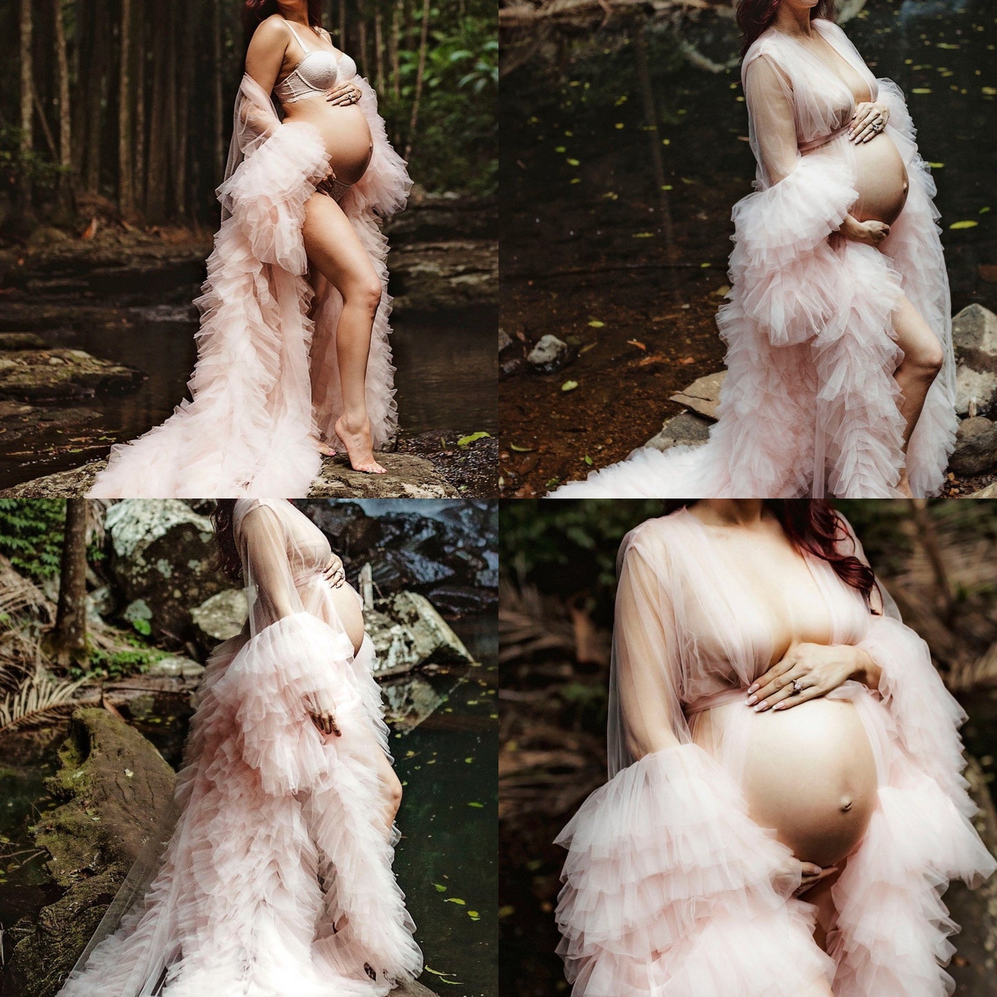 Maternity Fluffy Robe